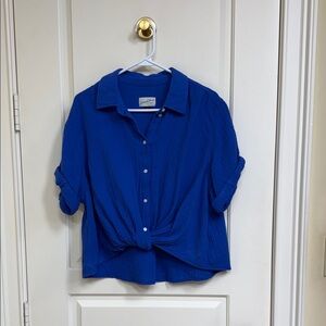 Universal Thread Royal Blue Button-Down Shirt
